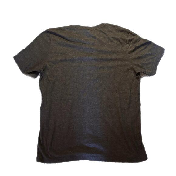 FUNNY DACHSUND CHARCOAL HEATHERED GREY TEE (L) - Picture 2 of 2